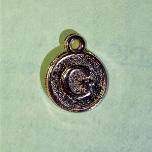 “G” Charm jewelry making Necklace bracelet ring baubles keychain ID tag lanyard